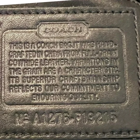 Coach Madison Sophia Kisslock Satchel Black Patent Signature F19215 Vintage - Picture 5 of 9